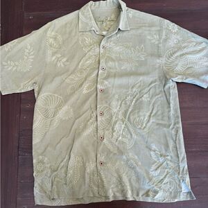 Tommy Bahama Green Floral Men's Shirt